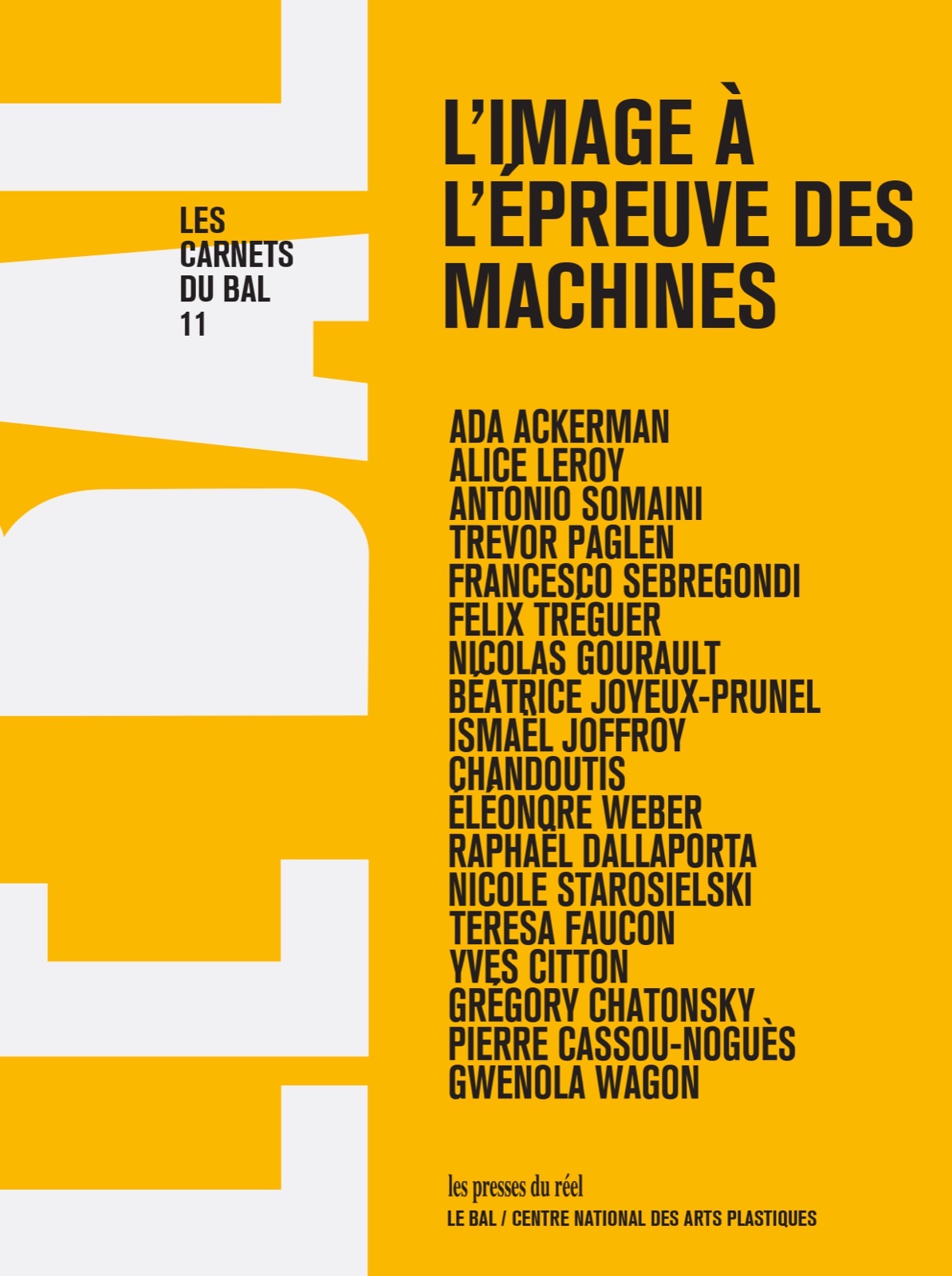 Couverture des Carnets du BAL n° 11, « L’image à l’épreuve des machines »